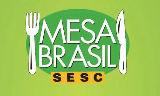 Logo Mesa Brasil SESC — rede nacional de bancos de alimentos